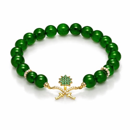 اسوارة سيفين ونخلة بالأحجار الكريمة