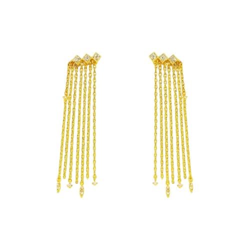 اقراط توري سلاسل طويله