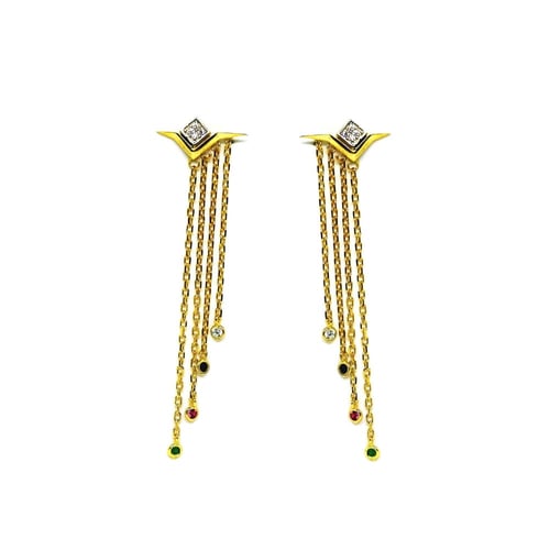 اقراط لورين سلاسل طويله