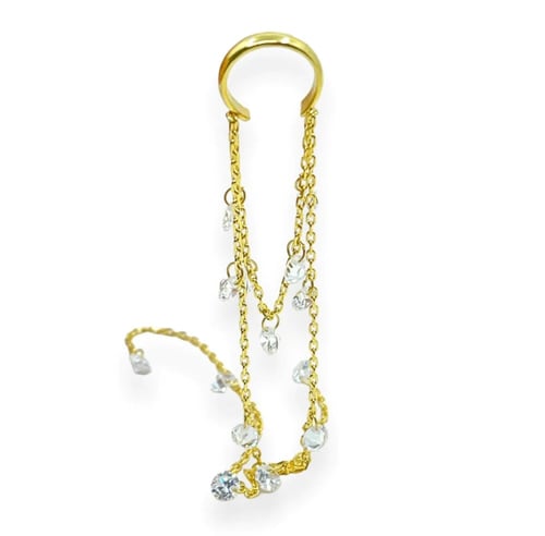 حلقة زركون طويله