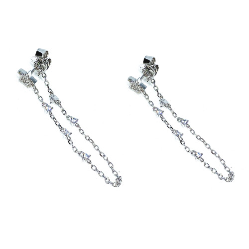 اقراط نجوم طويل