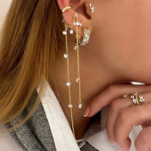 حلقة زركون طويله