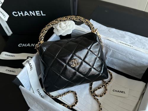 FLAP BAG WITH TOP HANDLE