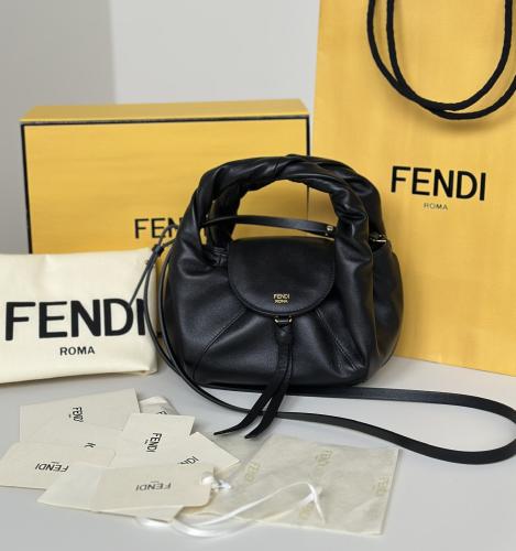 Fendi Spy Mini Black leather mini-bag