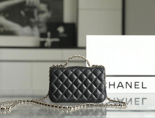 Chanel Mini classic flap handle bag