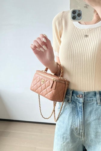 chanel top handle bag