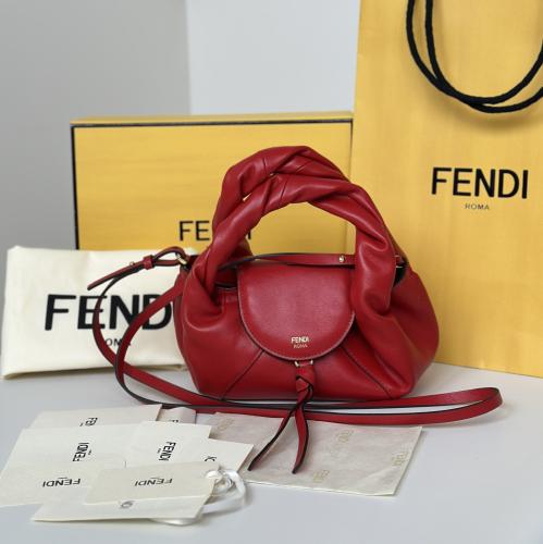 Fendi Spy Mini Red leather mini-bag