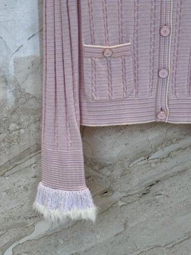 Chanel Elegant Pink Knit Set