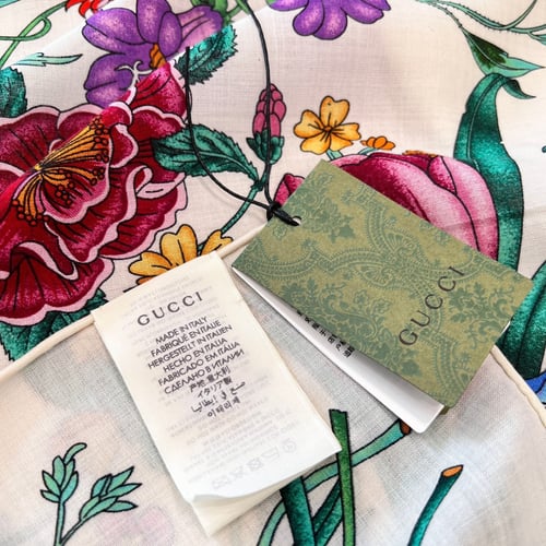 FLORA PRINT SILK SHAWL