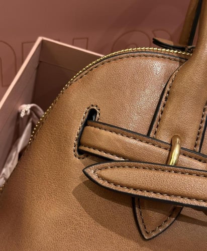 Aventure nappa leather top-handle bag