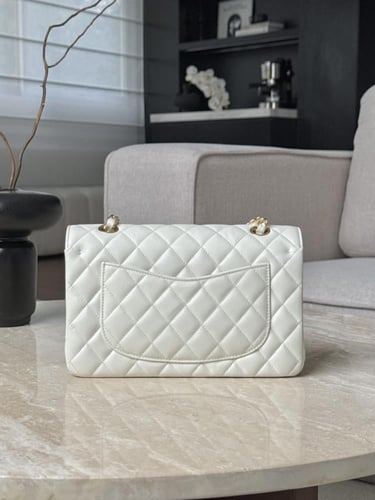 Chanel Caviar Leather Classic Flap Bag – Small Siz...