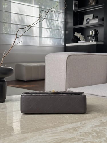 Chanel Caviar Leather Classic Flap Bag – Small Siz...