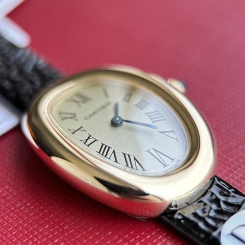 BAIGNOIRE WATCH MINI MODEL, QUARTZ MOVEMENT, YELLO...