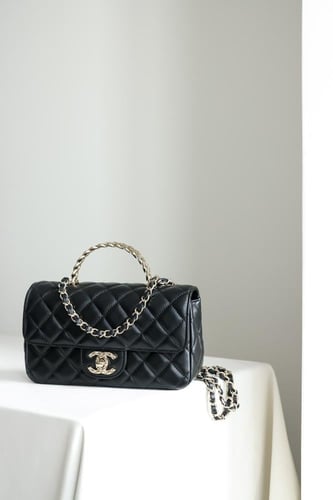 chanel top handle bag