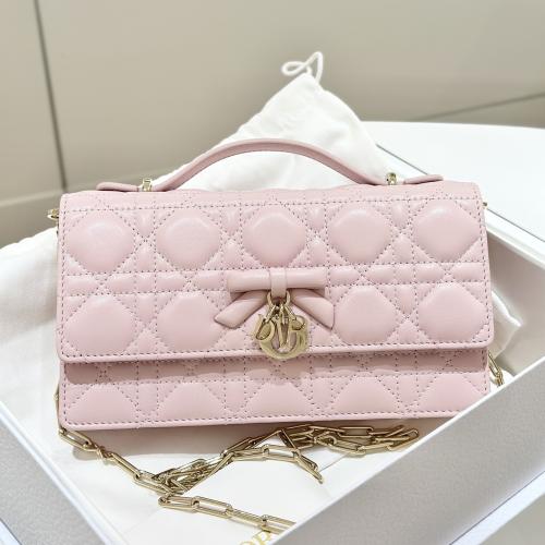 My Dior Mini Bag Soupir Pink Cannage Lambskin