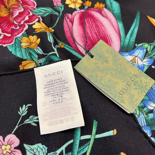 FLORA PRINT SILK SHAWL