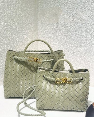 BOTTEGA VENETA Black Small Andiamo Bag