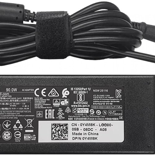 شاحن لابتوب ديل-Dell Laptop Adapter 90W 7.4MM X 5....