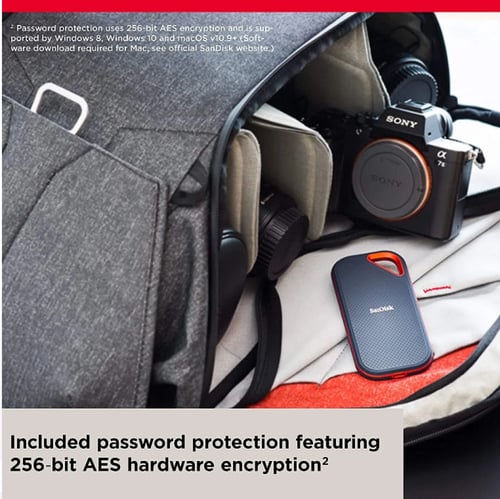 هارد ديسك سان دسك خارجي اس اس دي 2 تيرا- Harddisk...