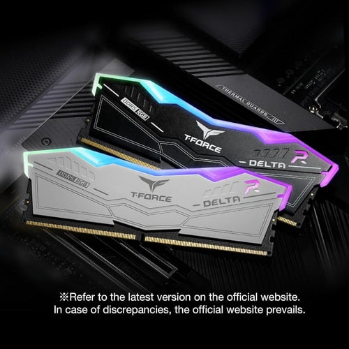 مجموعة ذاكرة DDR5 باضاءة RGB تي فورس دلتا 32GB 2×1...