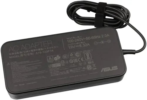 شاحن لابتوب ASUS بديل 120W – 19V 6.32A رأس 6.0×3.7...