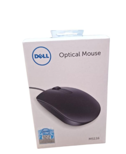 ماوس سلكي من ديل-MS116 USB Wired Optical Mouse Black