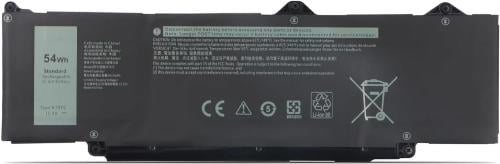 Dell R73TC Replacement Laptop Battery – 11.4V, 54Wh