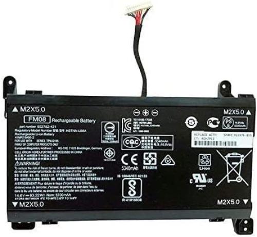 HP Omen FM08 / HSTNN-LB8A Replacement Battery – 14.6V, 83.22Wh