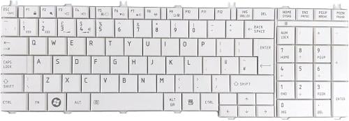 كيبورد لابتوب توشيبا C660 ابيض-Keyboard Toshiba