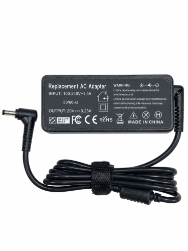 Lenovo 65W Laptop Charger 20V 3.25A – 4.0 × 1.7 mm