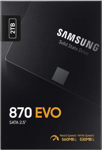 Samsung 870 EVO 2TB 2.5-inch SATA SSD