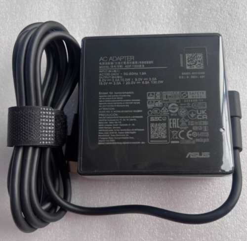 ASUS 130W USB-C Laptop Charger with Power Cable