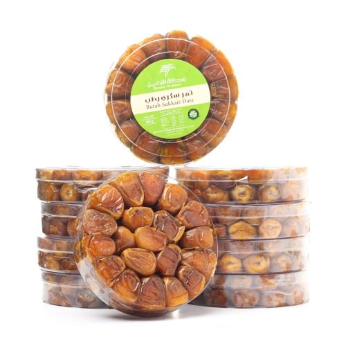 بكج سكري رطب فاخر عبوة نص ك ( 10 علب)