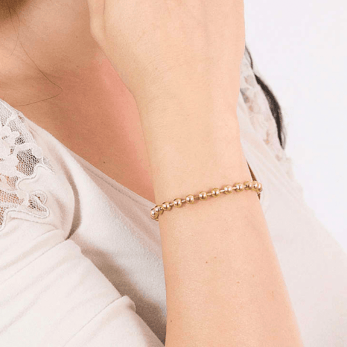 اسواره ذهبيه بقفل القلب من براند LUCA BARRA