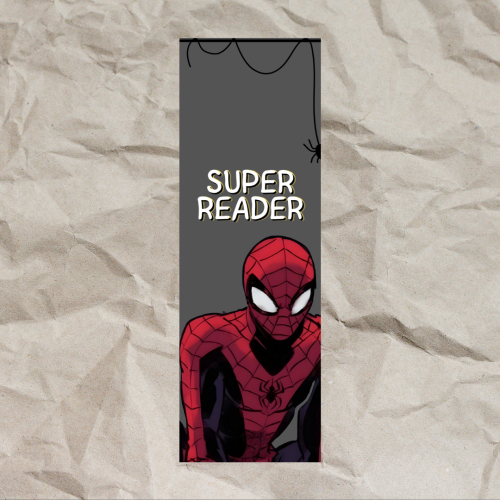 فاصل كتاب سبايدرمان