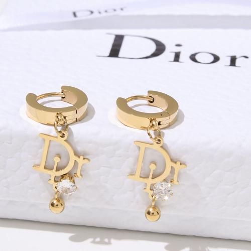 حلق ديور مطلي ذهب