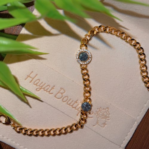 آســـورة ذهبيـة بالاحجــــار