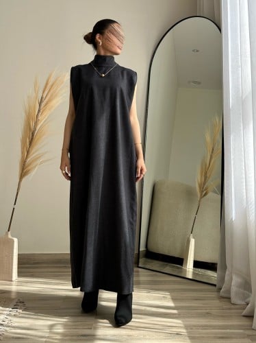 فستان رمادي - grey dress