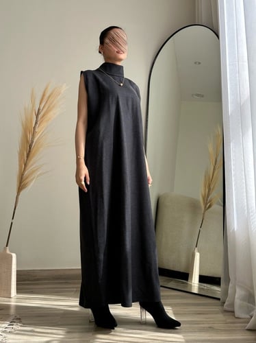 Abaya + dress - عباية وفستان #3