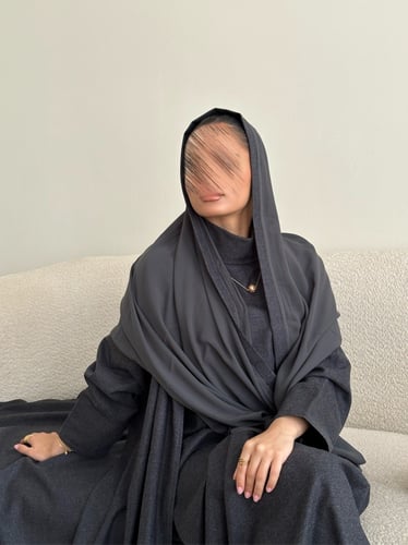 Abaya + dress - عباية وفستان #3