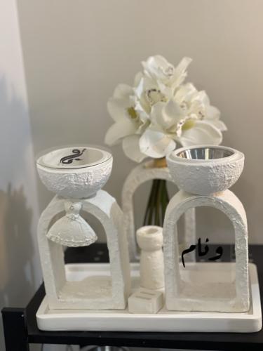 Bridal set with incense + incense box + candle hol...