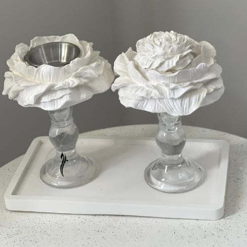 The Peony Flower Collection with Crystal for Bride...