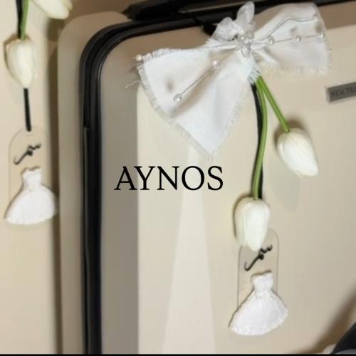 The dress's hanging with the name