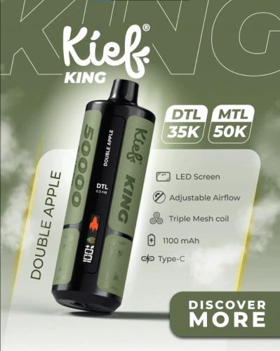 Ready hookah How King Two Apples Ice Kief King Dou...