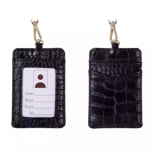 حامل بطاقة العمل و الهوية id holder - حفر الاسم