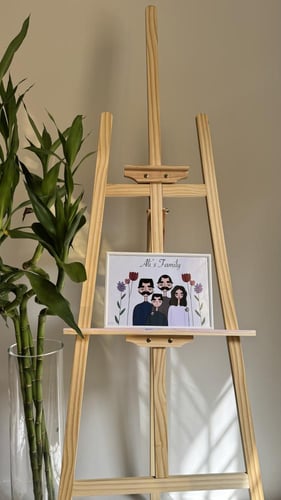 رسمة العائلة في اطار