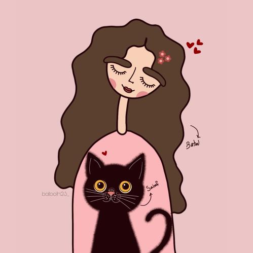 رسمة رقمية مع حيوانكم الاليف