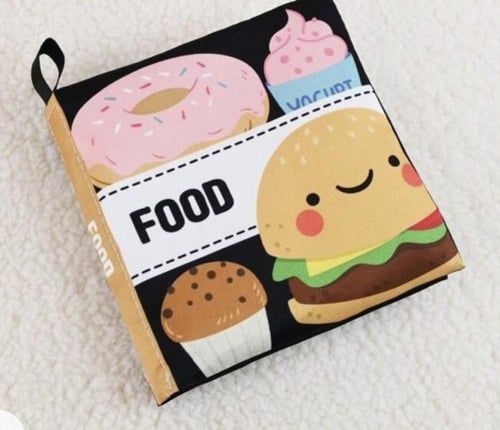 كتابي الأول ( كتيب قماشي للمواليد)