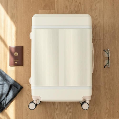 حقائب سفر أربع قطع لون بيج | كوكليشن جديد