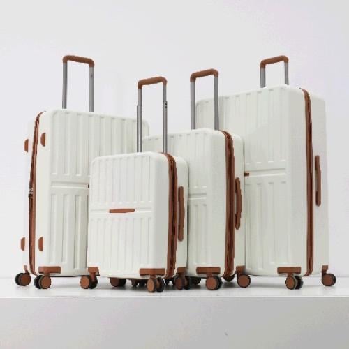 شناط سفر فاخره اربع قطع كبيره | بيج مع كاكي